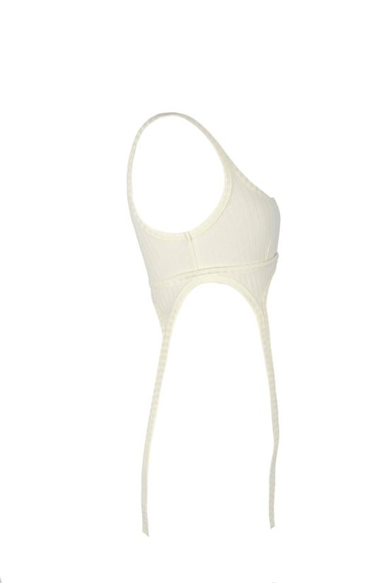  스머키 민소매 티셔츠 세이바 크롭 탱크 - SMUCKY