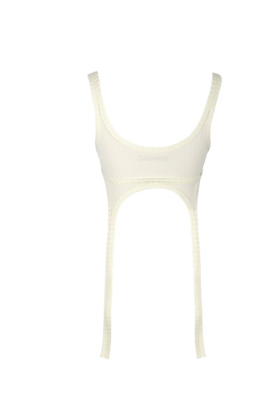  스머키 민소매 티셔츠 세이바 크롭 탱크 - SMUCKY