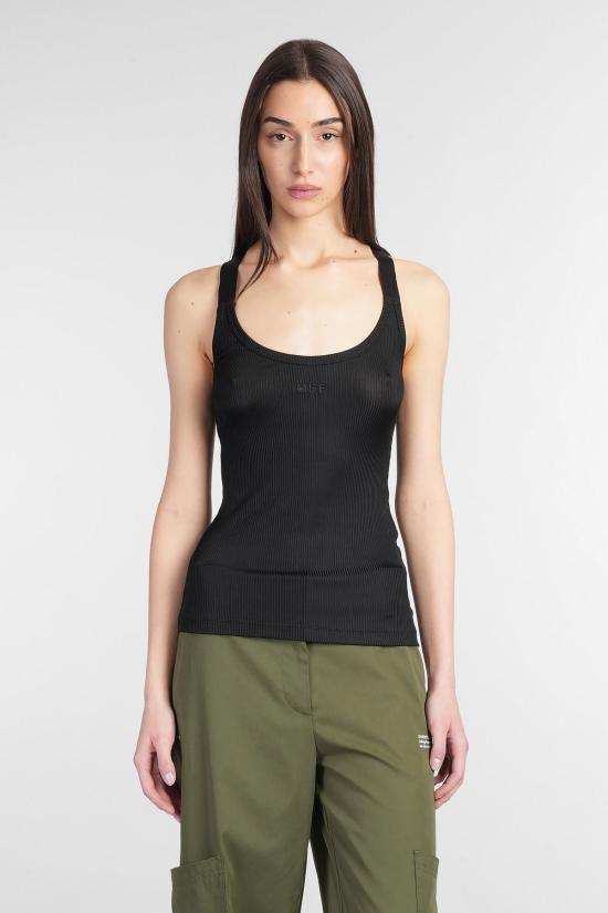  오프화이트 블라우스 탑 블랙