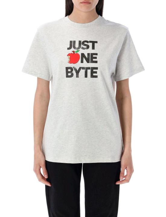  코페르니 반팔 티셔츠 X 디즈니 저스트 원 바이트 박시 티셔츠 그레이