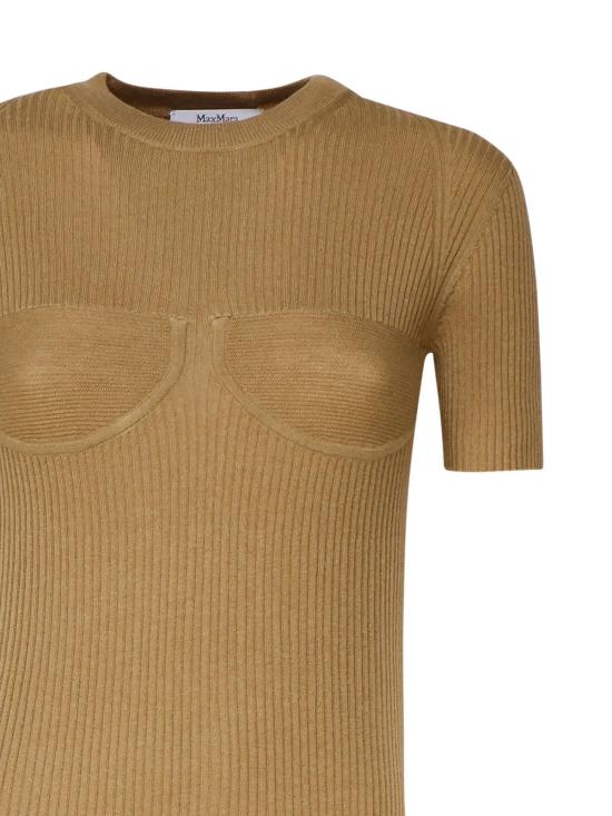  막스마라 롱 원피스 막스 마라 유로파 롱 드레스 브라운 - MAX MARA