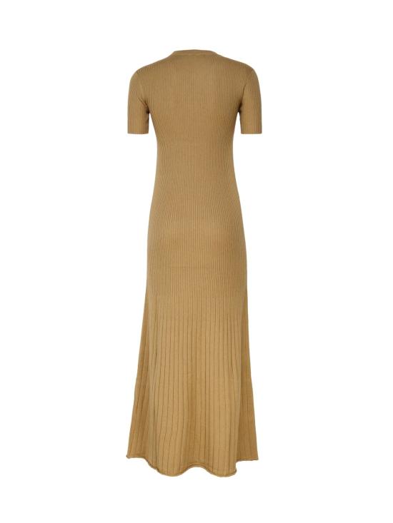  막스마라 롱 원피스 막스 마라 유로파 롱 드레스 브라운 - MAX MARA