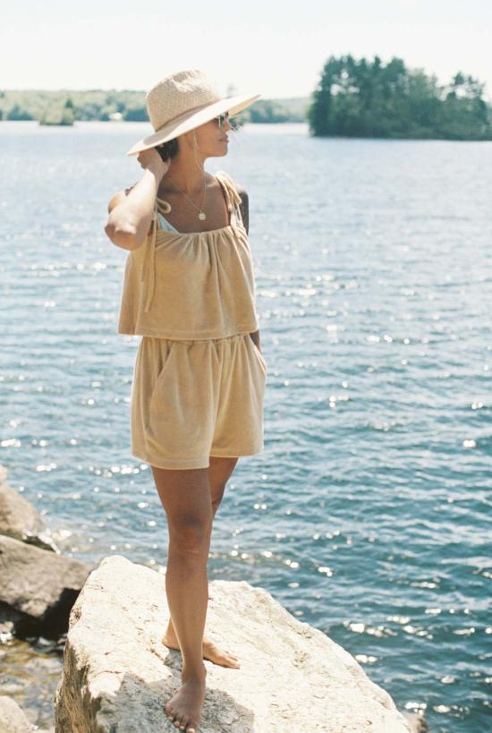  Alice Pearl 숏팬츠 앨리스 펄 위켄드 숏 라떼 - OTHER BRANDS