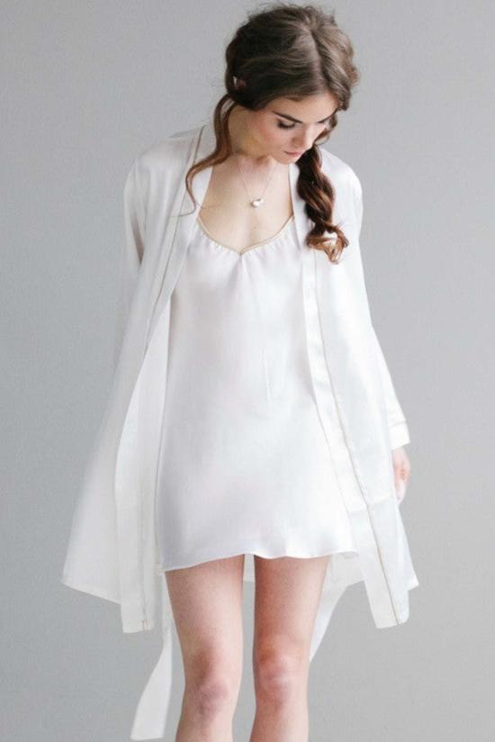  Salua Lingerie 캐미솔 살루아 엠마 실크 셔츠 - OTHER BRANDS