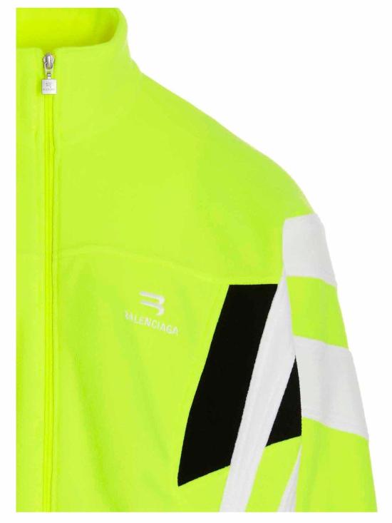  발렌시아가 자켓 스포티 B 코지 트랙수트 재킷 옐로우 - BALENCIAGA