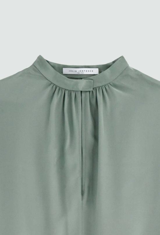  율리아 옌츠슈 블라우스 Julia Jentzsch 비올라 크레이프 드 신 실크  세이지 - JULIA JENTZSCH