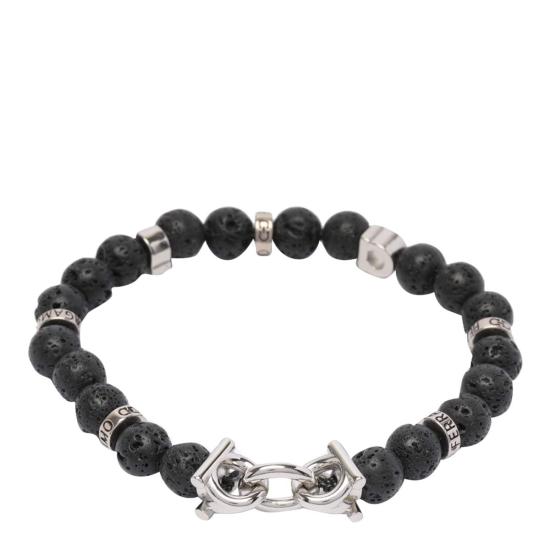  살바토레 페라가모 브레이슬릿 페라가모 비쥬 스톤 브라스  블랙 - SALVATORE FERRAGAMO