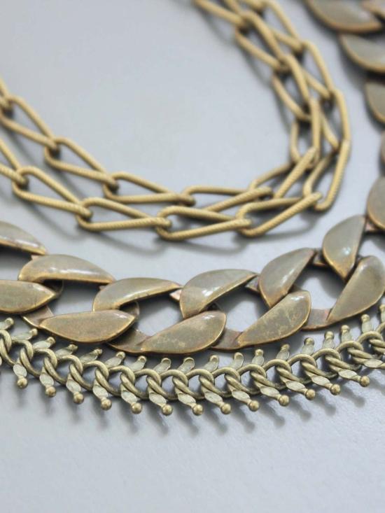  David Aubrey Jewelry 목걸이/팬던트 데이비드 오브리 주얼리 멀티 스트랜드 체인 목걸이 - OTHER BRANDS
