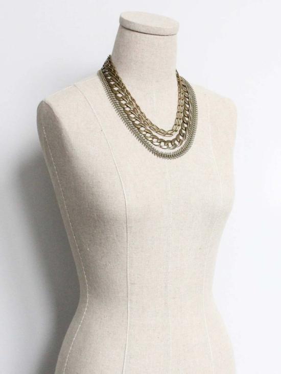  David Aubrey Jewelry 목걸이/팬던트 데이비드 오브리 주얼리 멀티 스트랜드 체인 목걸이 - OTHER BRANDS