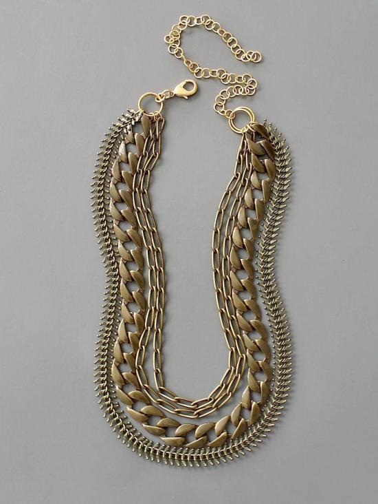  David Aubrey Jewelry 목걸이/팬던트 데이비드 오브리 주얼리 멀티 스트랜드 체인 목걸이