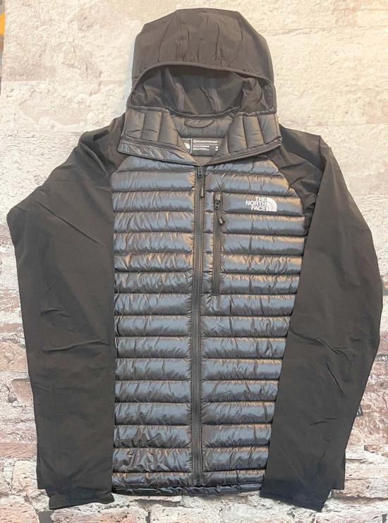  노스페이스 긴팔 티셔츠 브라이트혼 LT 하이브리드 후디 TNF 블랙