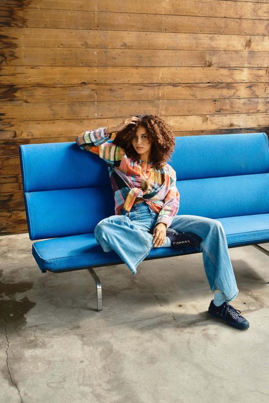  에이스 앤 지그 블라우스 에이스 & 지그 대릴 - ACE & JIG