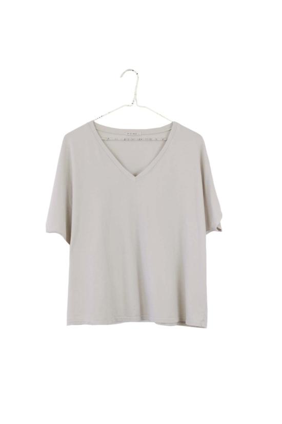  It Is Well L.A. 반팔 티셔츠 잇이즈웰 L.A. 오가닉 코튼 브이넥 박시 티셔츠 - OTHER BRANDS