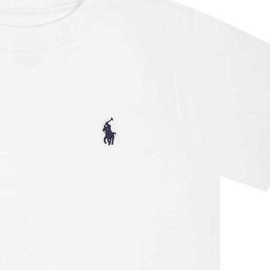  [키즈] 랄프 로렌 트레이닝 상의 아동용 포니 로고 티셔츠 (화이트) - RALPH LAUREN