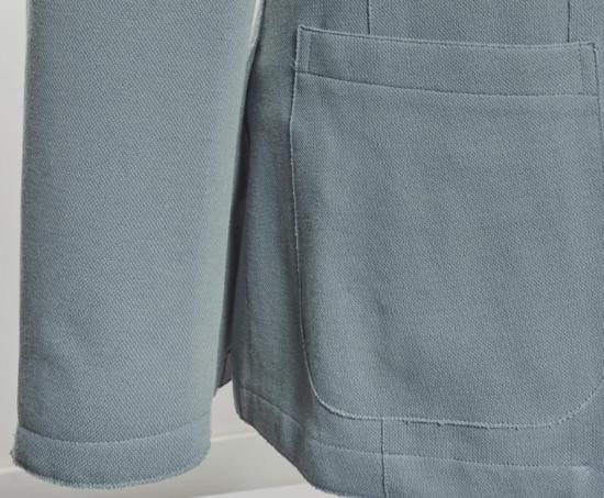  일레븐티 수트 자켓 싱글 브레스트 재킷 데님 블루 - ELEVENTY