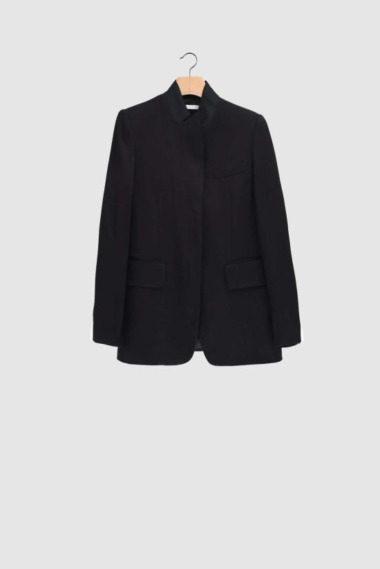  율리아 옌츠슈 자켓 줄리아 젠츠쉬 파버 싱글 브레스트 지퍼형 나이아 블렌드 이브닝 재킷 블랙