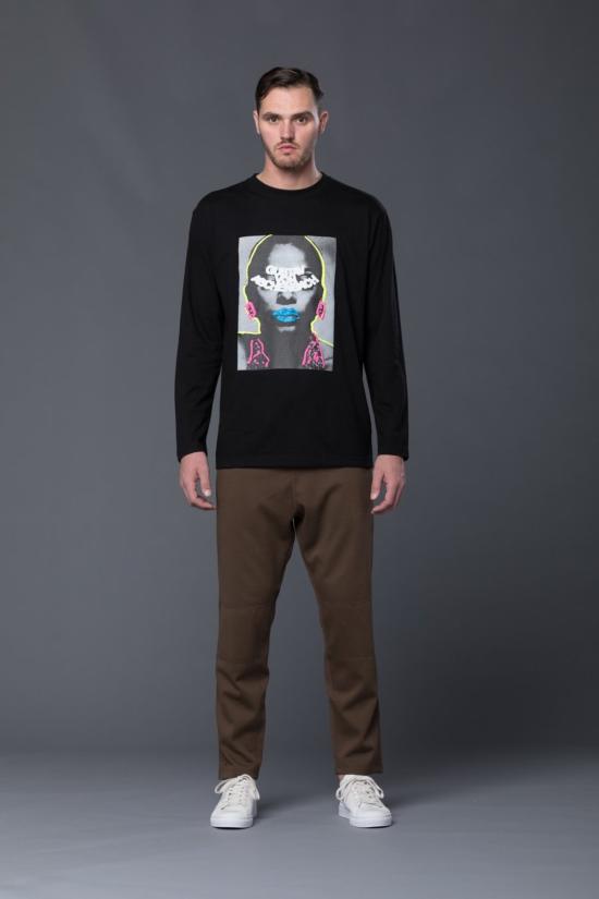 GUSTAV VON ASCHENBACH 긴팔 티셔츠 Gustav Von Aschenbach 구스타프 그래픽  블랙 - OTHER BRANDS