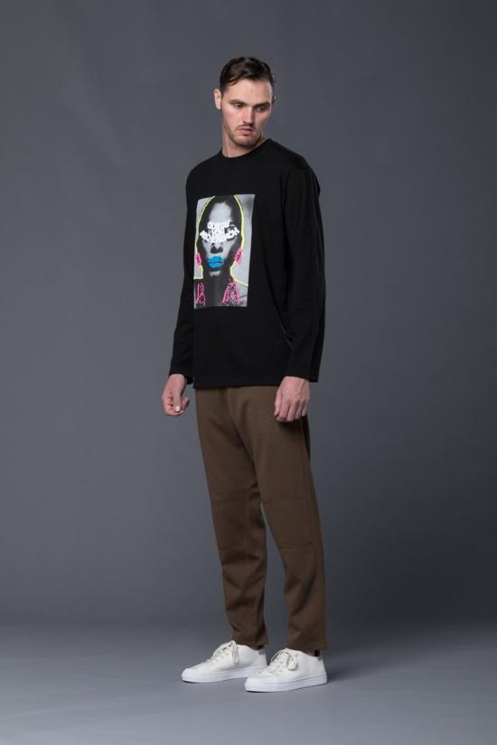  GUSTAV VON ASCHENBACH 긴팔 티셔츠 Gustav Von Aschenbach 구스타프 그래픽  블랙 - OTHER BRANDS