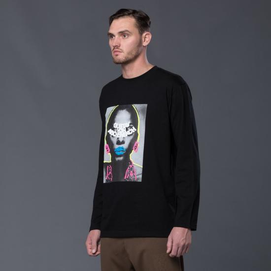  GUSTAV VON ASCHENBACH 긴팔 티셔츠 Gustav Von Aschenbach 구스타프 그래픽  블랙 - OTHER BRANDS