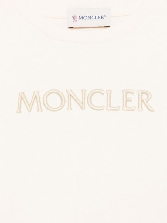  [키즈] 몽클레어 트레이닝 상의 몽클레르 키즈 코튼 티셔츠 화이트 - MONCLER