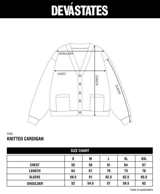  DEVÁSTATES 가디건 데브아스테이츠 체커스 모헤어 - OTHER BRANDS