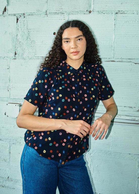  에이스 앤 지그 블라우스 에이스 & 지그 위니 탑 폴카