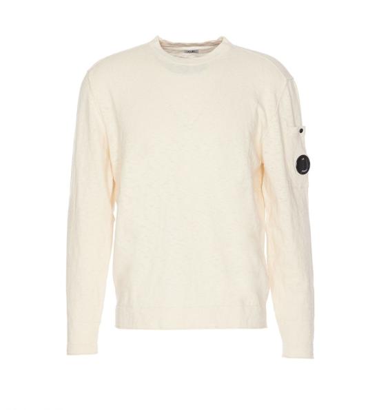  씨피 컴퍼니 스웨터 C.P. 회사 로고  (흰색)