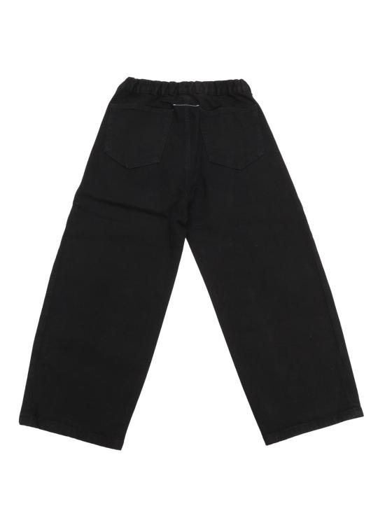  [키즈] MM6 메종마르지엘라 트레이닝/조거 팬츠 메종 마르지엘라 키즈 MM6 5포켓  블랙 - MM6 MAISON MARGIELA