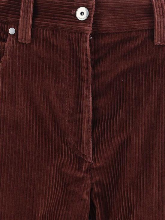  브루넬로 쿠치넬리 스트레이트 팬츠 Brunello Cucinelli 스트레이트 벨벳 팬츠 - BRUNELLO CUCINELLI