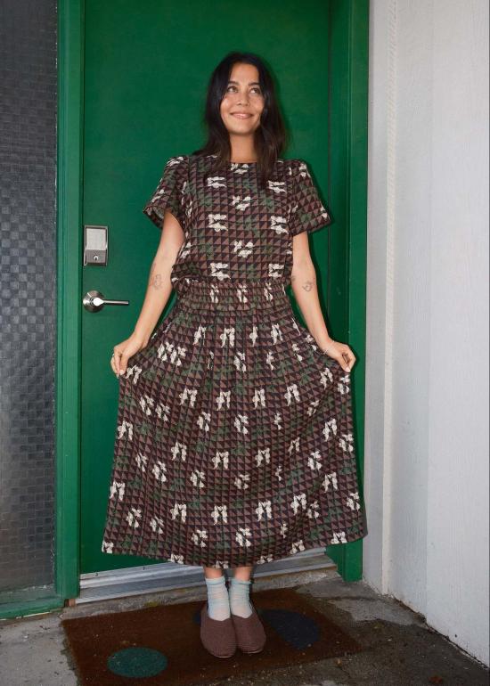  에이스 앤 지그 미디 스커트 에이스앤지그 라라  아트리움 - ACE & JIG