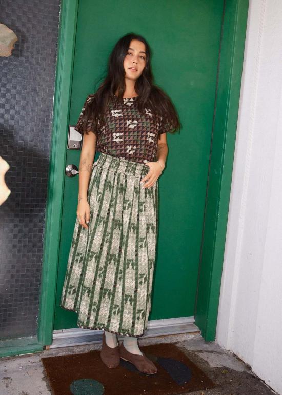  에이스 앤 지그 미디 스커트 에이스앤지그 라라  아트리움 - ACE & JIG