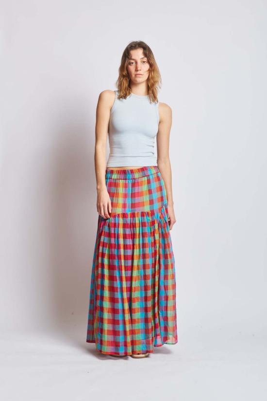  RUJUTA SHETH 롱 스커트 Rujuta Sheth Leila 스커트 Crossway Chex - OTHER BRANDS