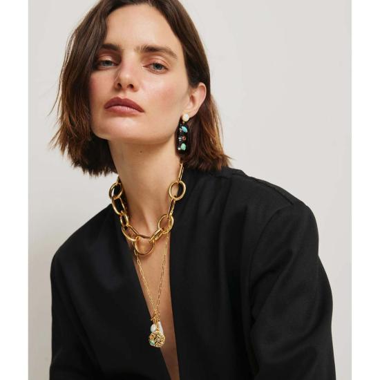  리지 포르투나토 목걸이/팬던트 캄포 참 목걸이 골드 - LIZZIE FORTUNATO