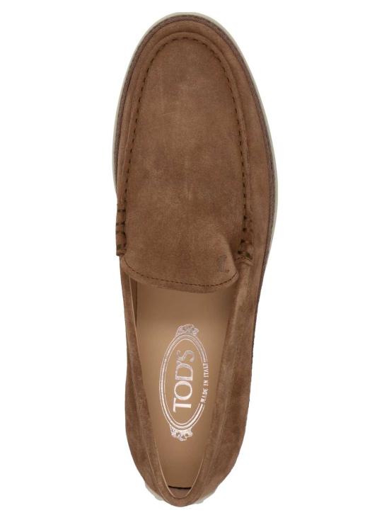  토즈 로퍼 스웨이드 슬립온  브라운 - TODS