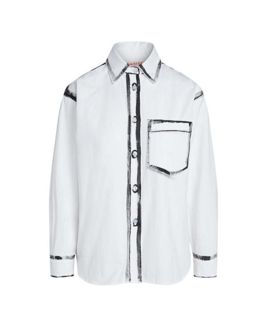  OLIVIA LATINOVICH 셔츠 올리비아 라티노비치 스튜디오 셔츠 화이트 - OLIVIA LATINOVICH