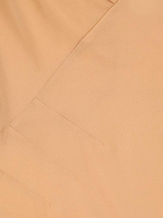  생로랑 바디수트 티셔츠 생 로랑 크로스 보디수트 베이지 - SAINT LAURENT