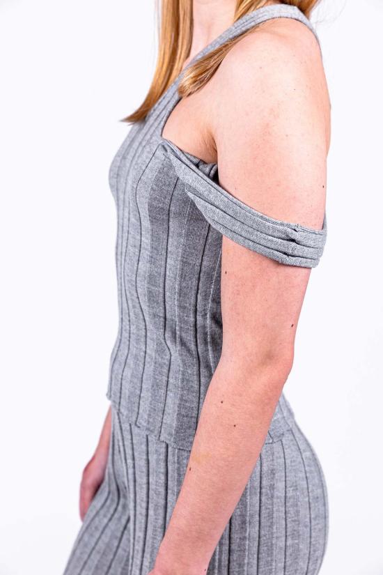  베이스레인지 민소매 티셔츠 Baserange Adler 메리노 울 탱크 빌로우 그레이 - BASERANGE