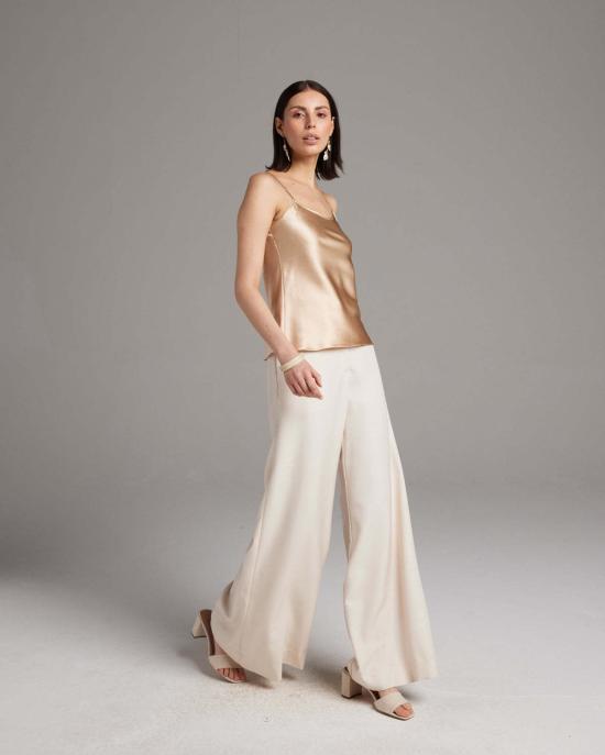  보즈 민소매 티셔츠 리퀴드 실크 탱크 - VOZ