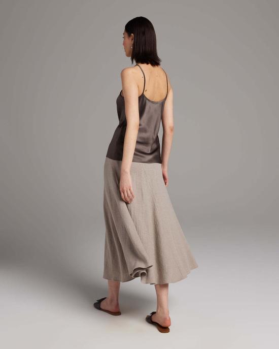  보즈 민소매 티셔츠 리퀴드 실크 탱크 - VOZ