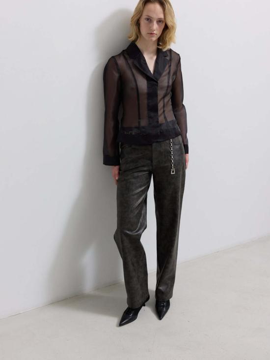  호스비에르그 블라우스 아쿠아 탑 - HOSBJERG