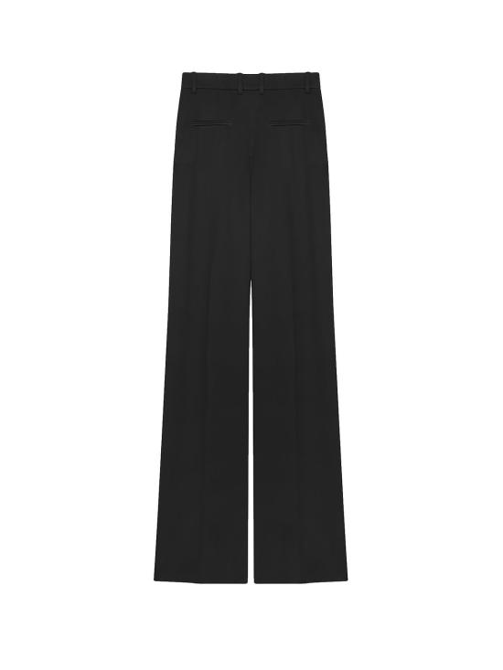  생로랑 스트레이트 팬츠 랩 팬츠 블랙 - SAINT LAURENT