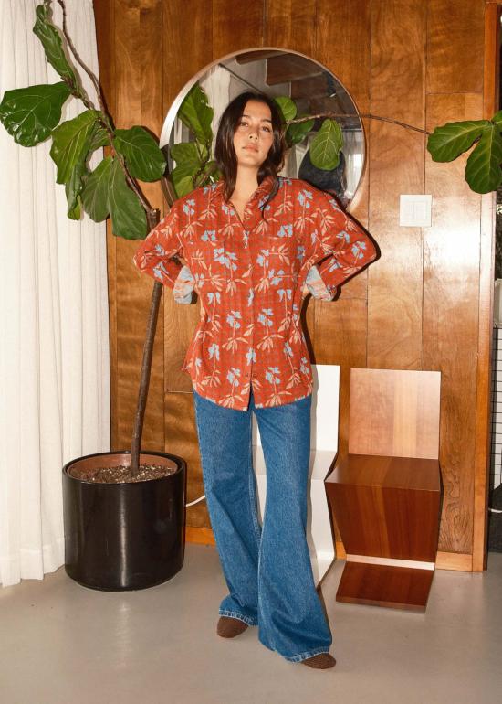  Ace & Jig 셔츠 에이스 앤 지그 알마 셔츠 버드케이지 - ACE & JIG