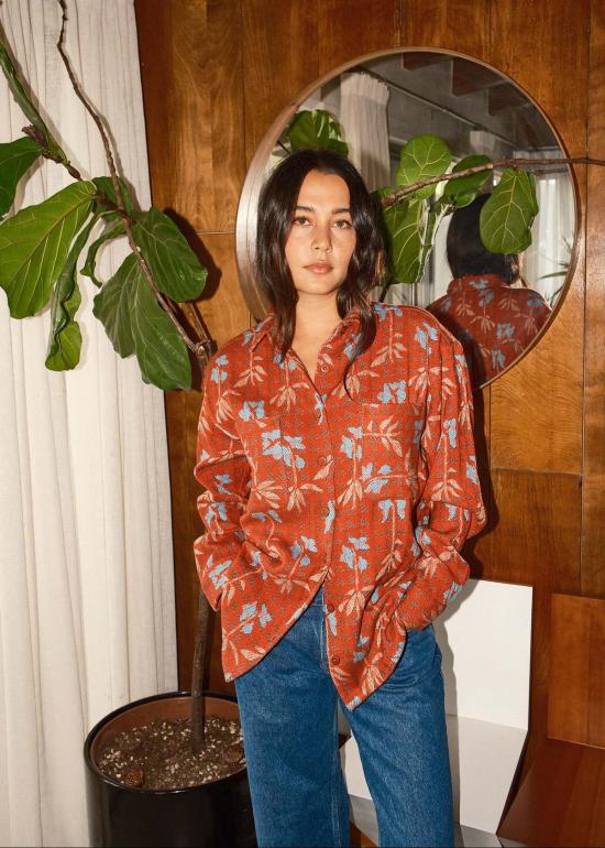  Ace & Jig 셔츠 에이스 앤 지그 알마 셔츠 버드케이지 - ACE & JIG