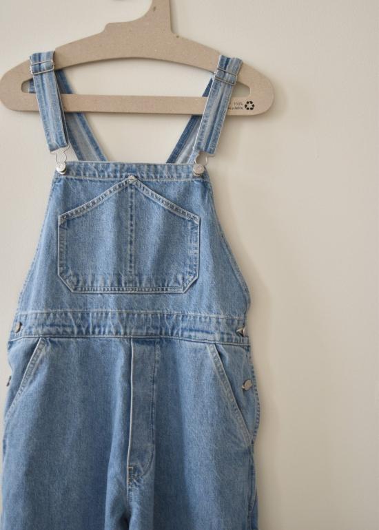  로컬 셰이드 점프수트 커프드 오버롤 슈퍼워시 - LOCAL SHADE