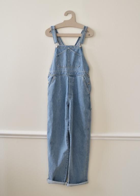  로컬 셰이드 점프수트 커프드 오버롤 슈퍼워시