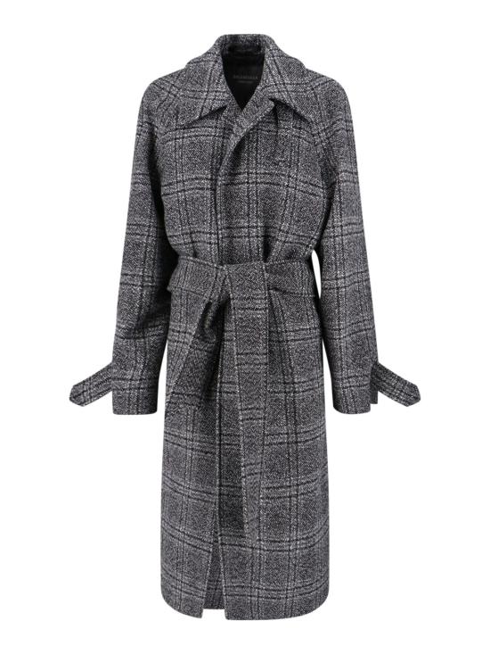  발렌시아가 코트 원 레이어 울