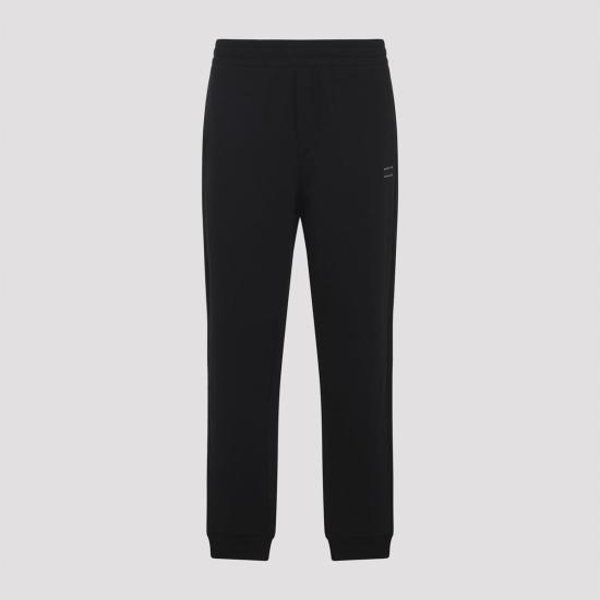  몽클레어 스트레이트 팬츠 코튼 트랙  블랙 - MONCLER