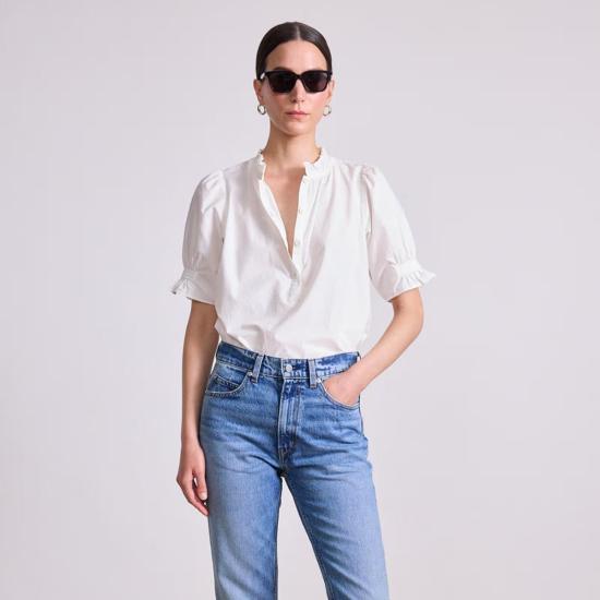  어피스 어파트 블라우스 에이피스 어파트 로스 알토스 탑 크림