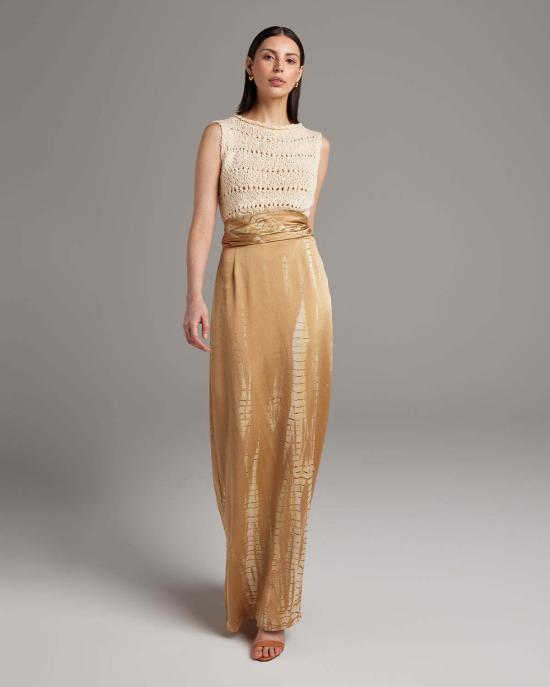  보즈 롱 원피스 타이 다이 컨버터블 드레스 - VOZ