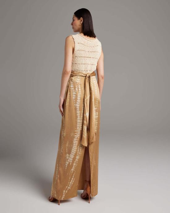  보즈 롱 원피스 타이 다이 컨버터블 드레스 - VOZ